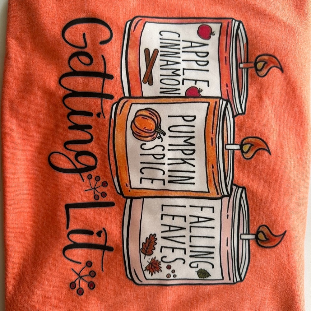 Getting lit fall shirt